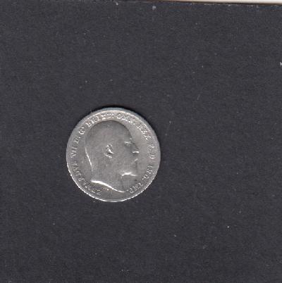 Beschrijving: 3 Pence GEORGIUS VII